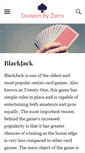 Mobile Screenshot of divisionbyzero.co.uk